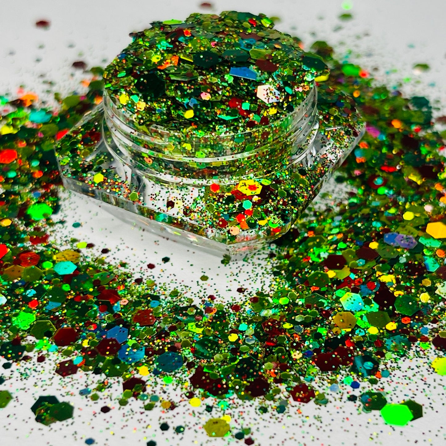 The Grinch/ Chunky Holographic Glitter image 1