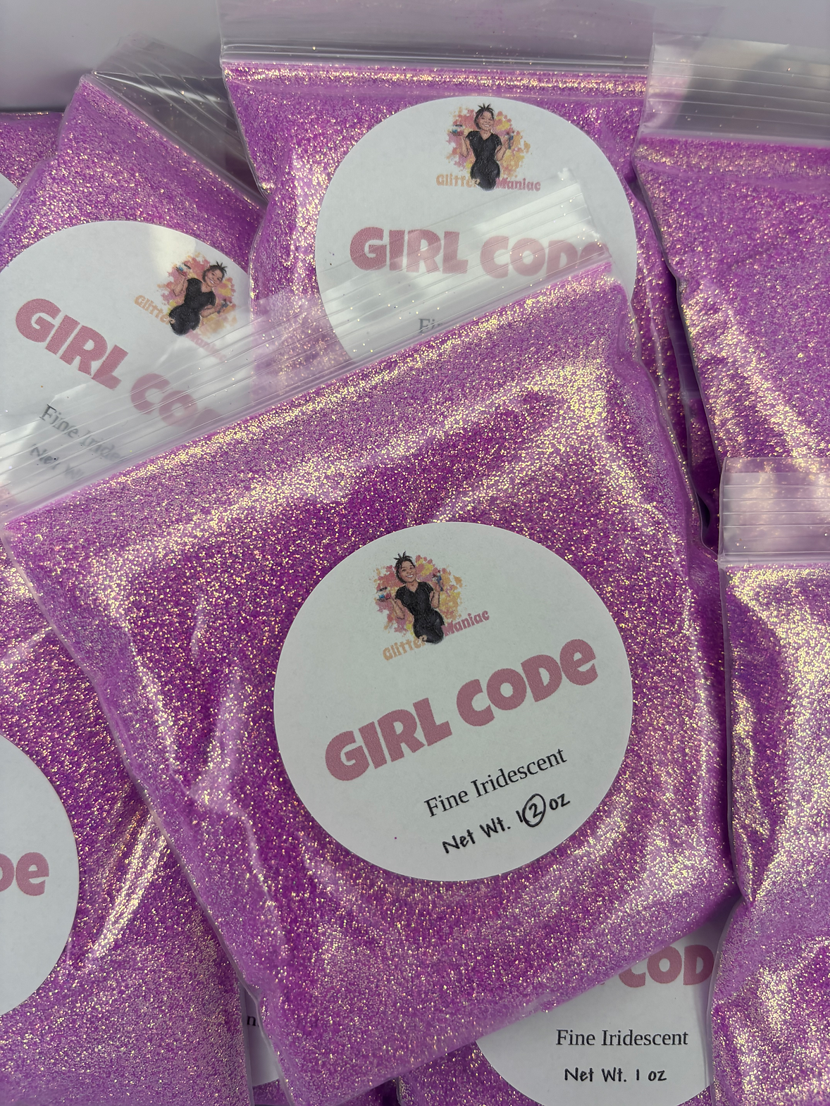 Girl Code/Fine purple iridescent