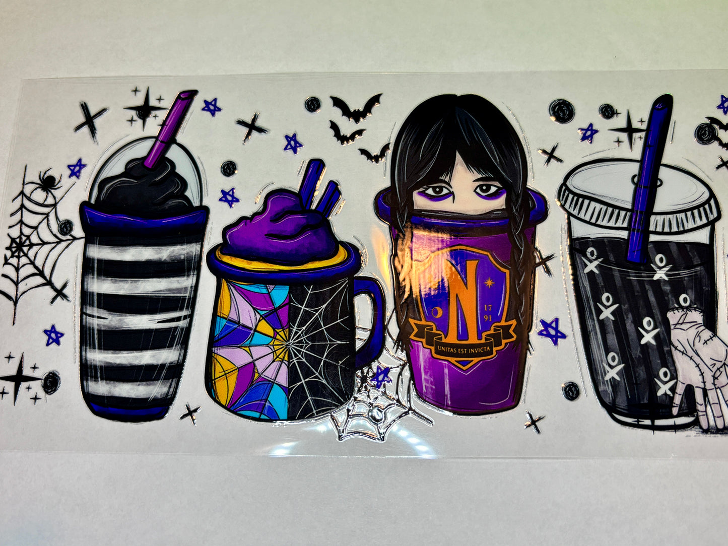 Wednesday Halloween Cups image 1