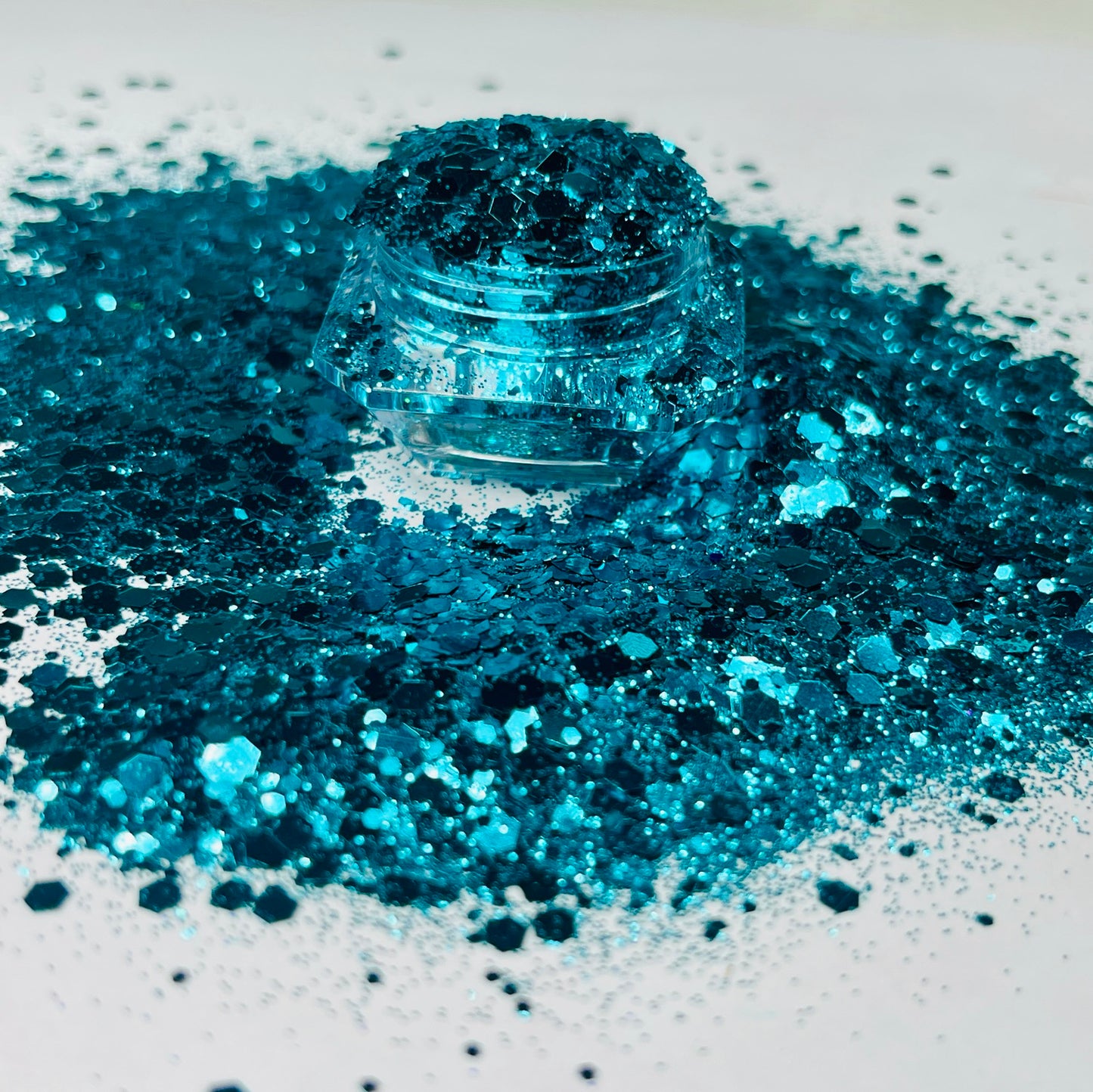 Tahiti/Blue Chunky Metallic Glitter image 1