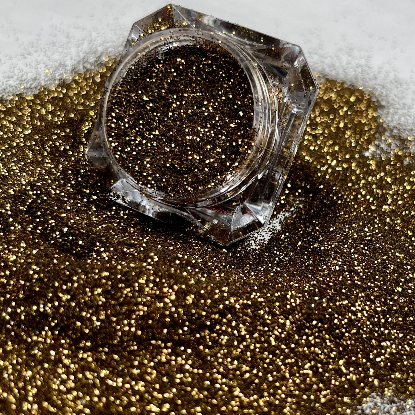 Espresso/Dark Brown Metallic Glitter image 1