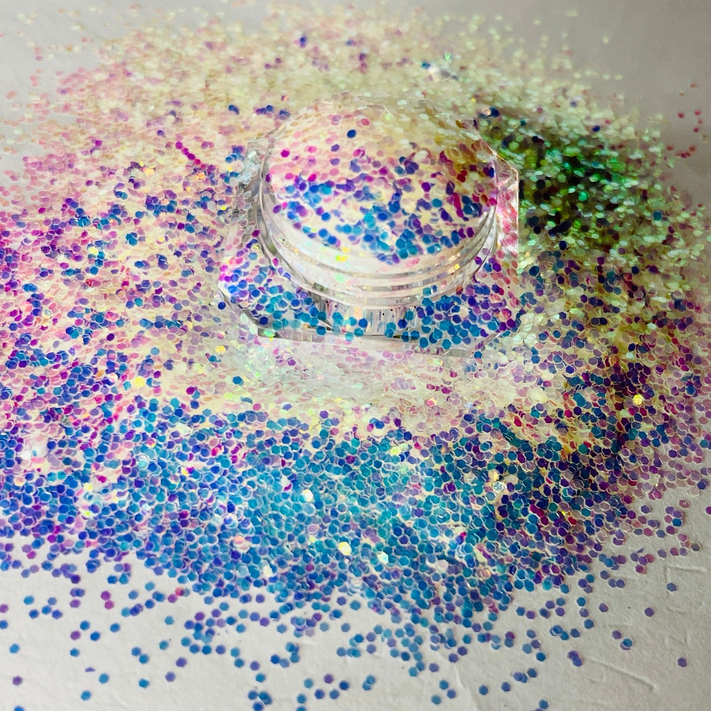 Opal/Chunky White Iridescent Glitter image 1