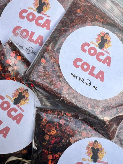 Coca Cola/Brown Chunky Holographic Glitter image 0