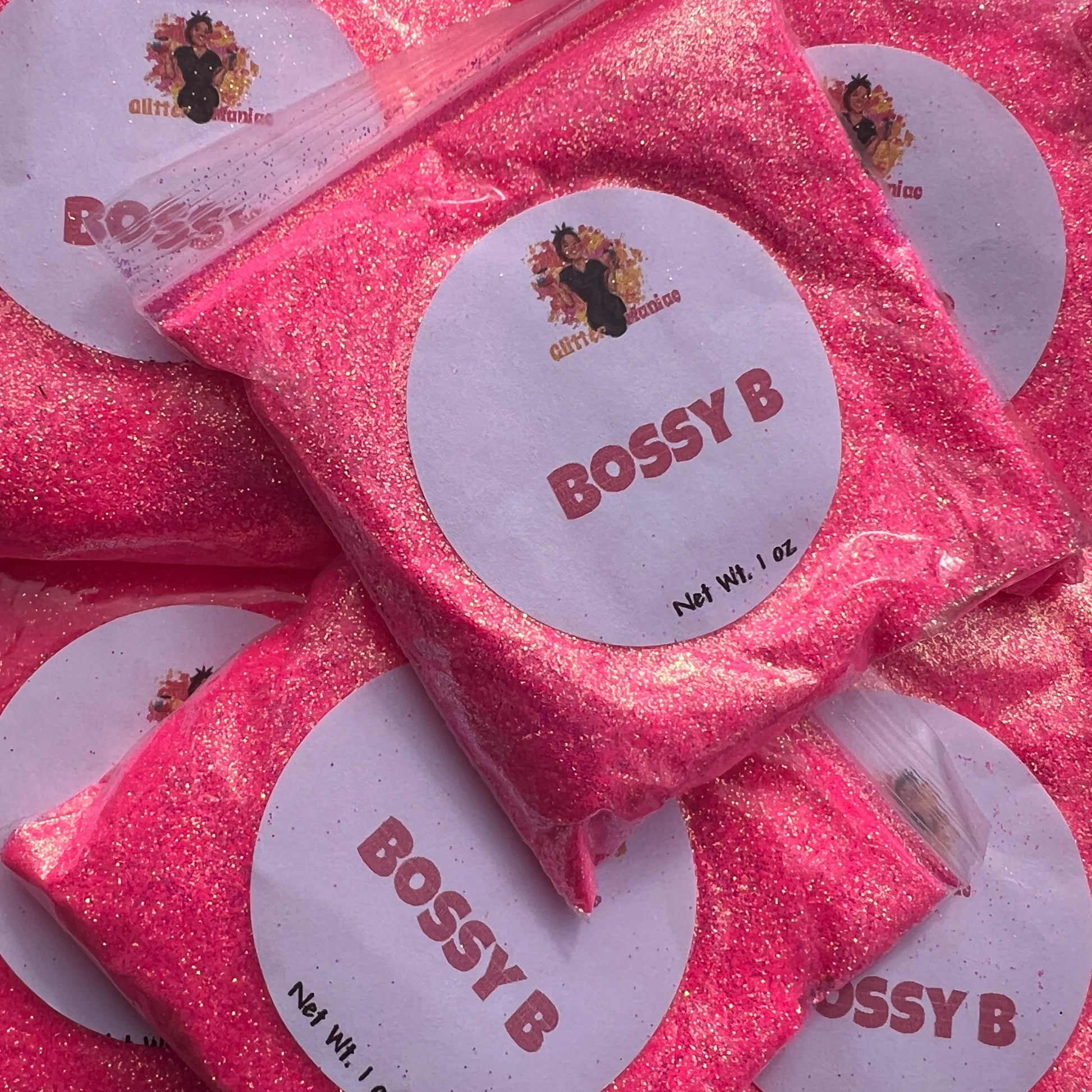 Bossy B/Pink Fine Iridescent Glitter image 0