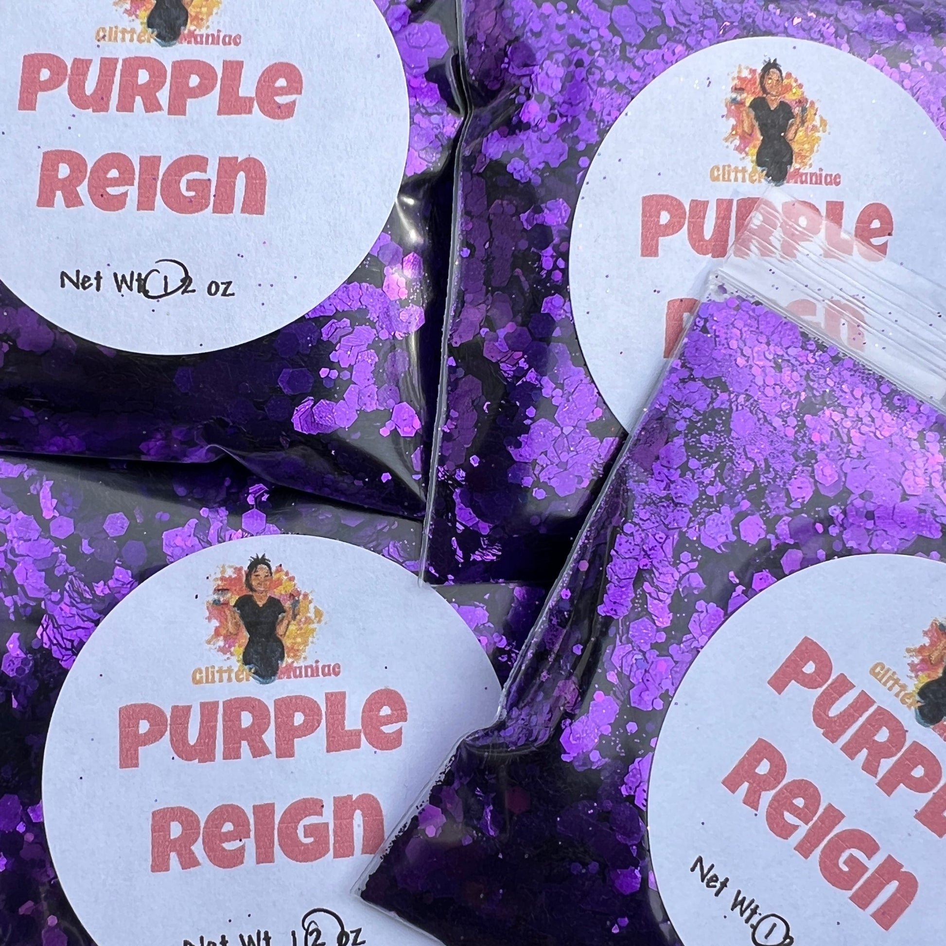 Purple Reign/Purple Chunky Metallic Glitter image 0