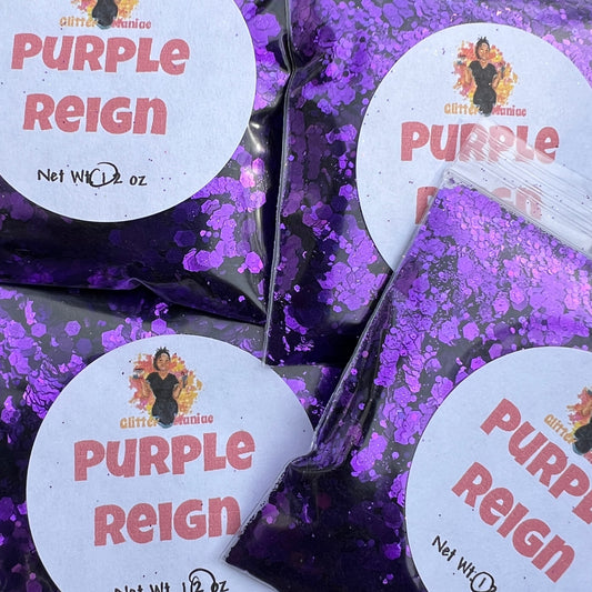 Purple Reign/Purple Chunky Metallic Glitter image 0
