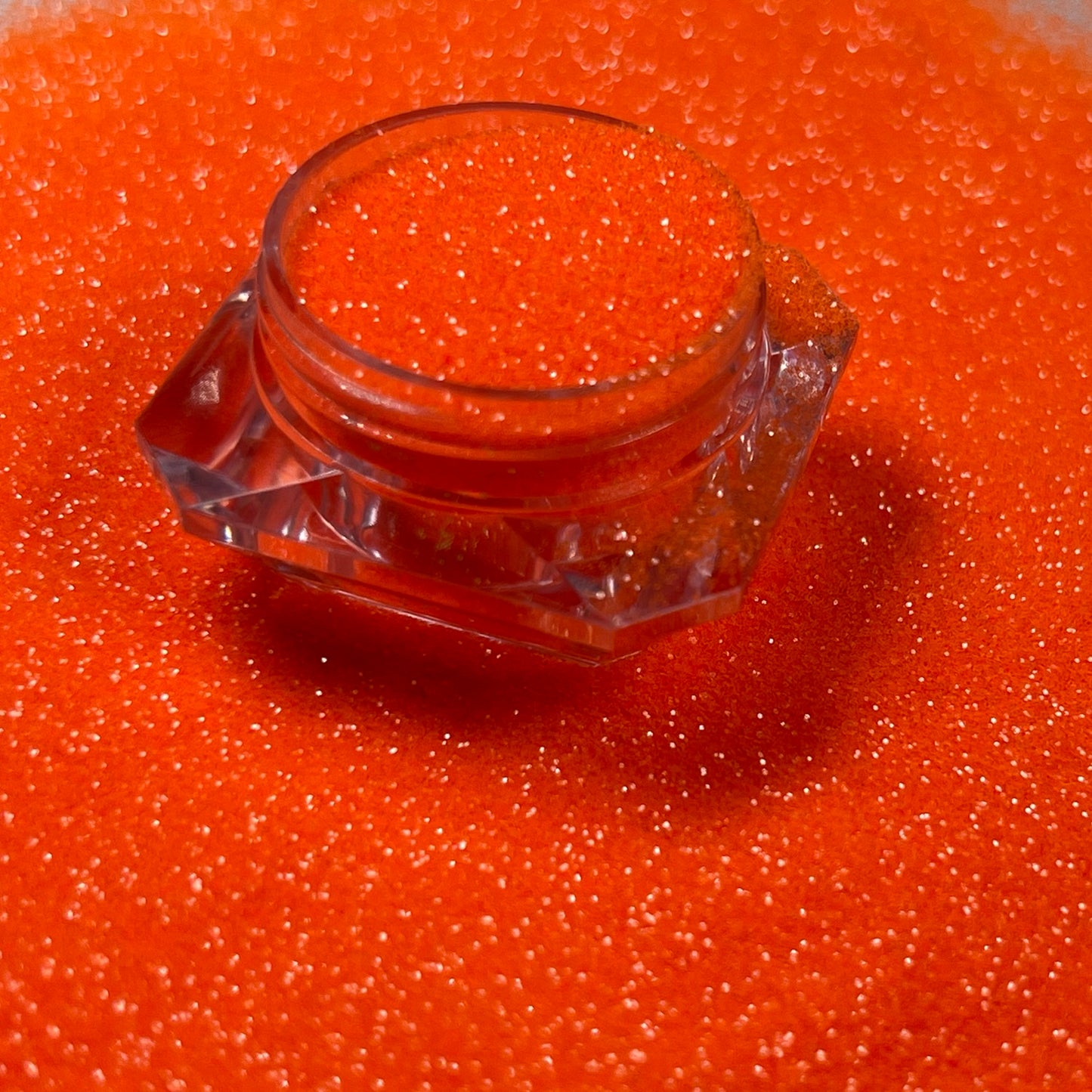 Gold Fish/Neon Orange Fine Polyester Glitter image 1