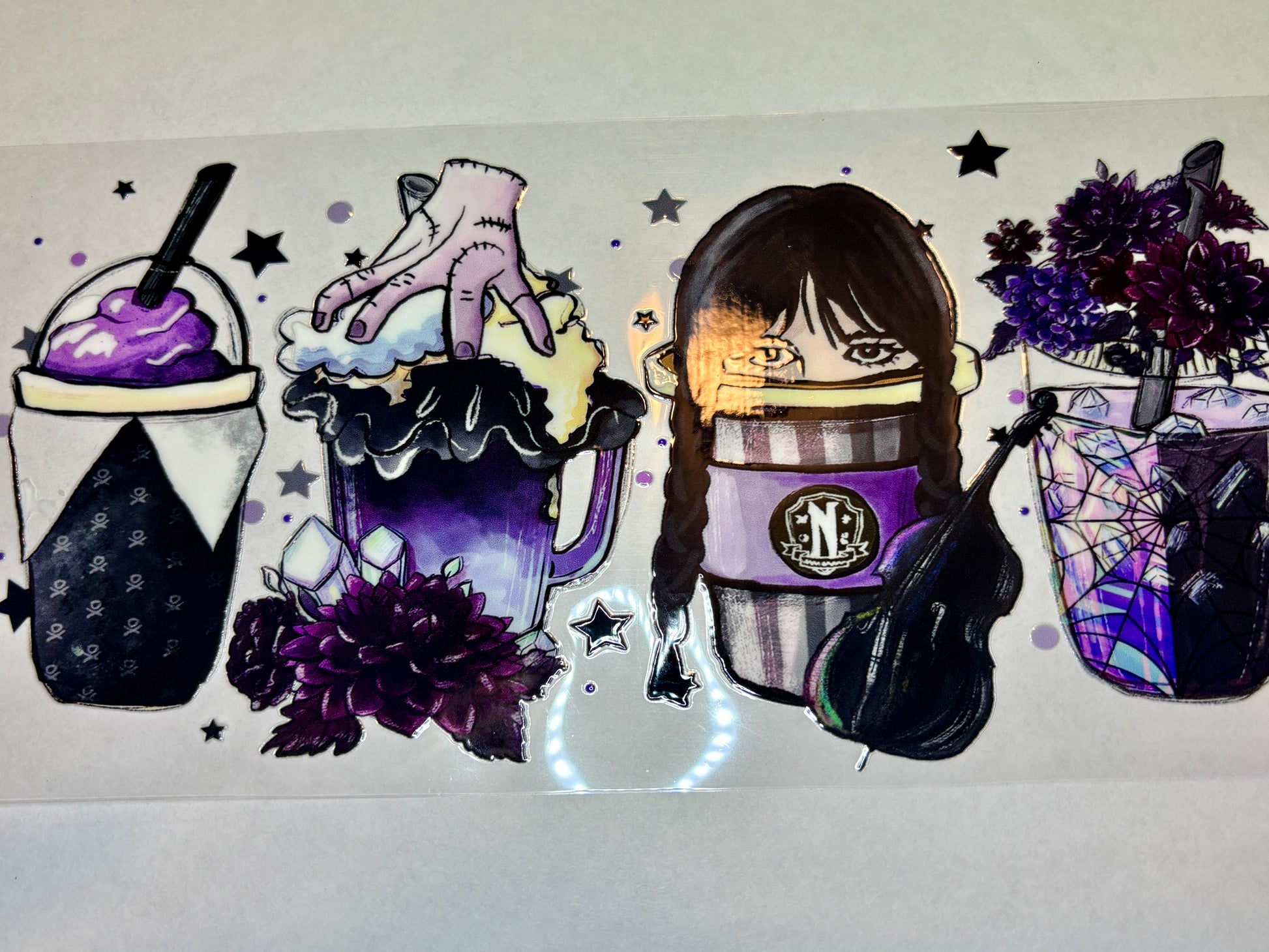 Wednesday Halloween Cups image 0