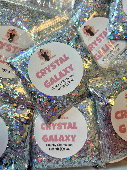 Crystal Galaxy/Chunky Silver Chameleon Glitter image 0