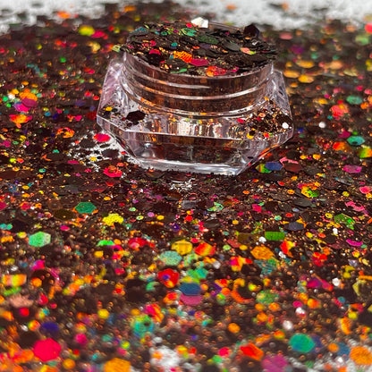 Coca Cola/Brown Chunky Holographic Glitter image 1