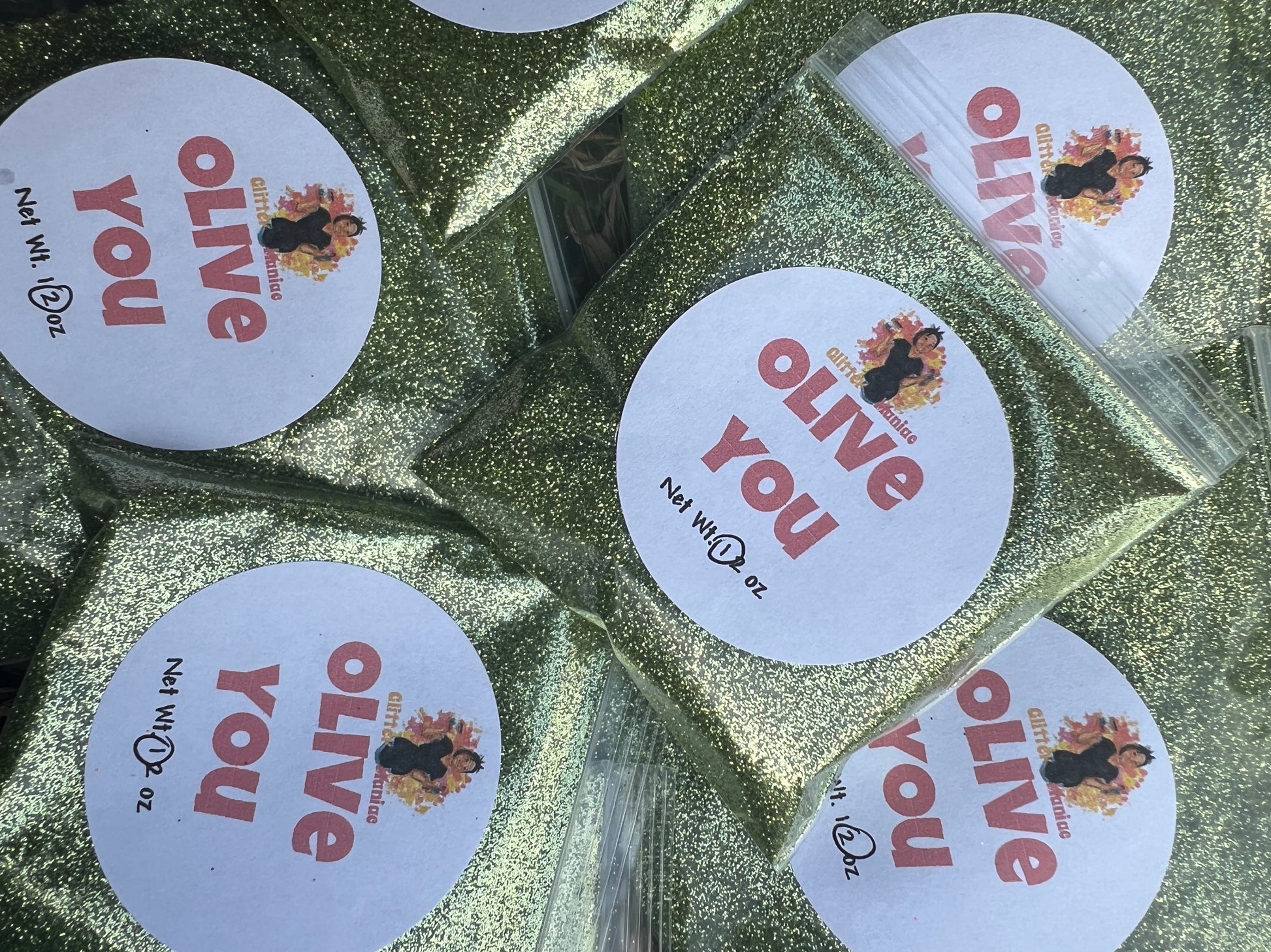 Olive You/Green Fine Metallic Glitter image 0