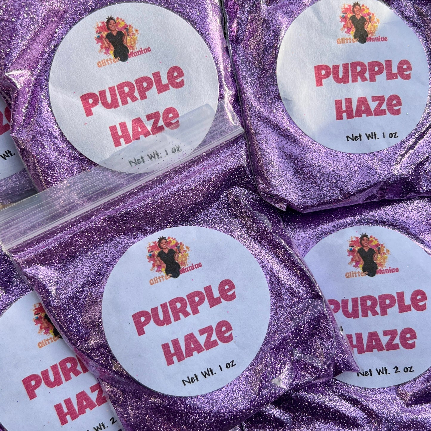 Purple Haze/Purple Metallic Glitter image 0