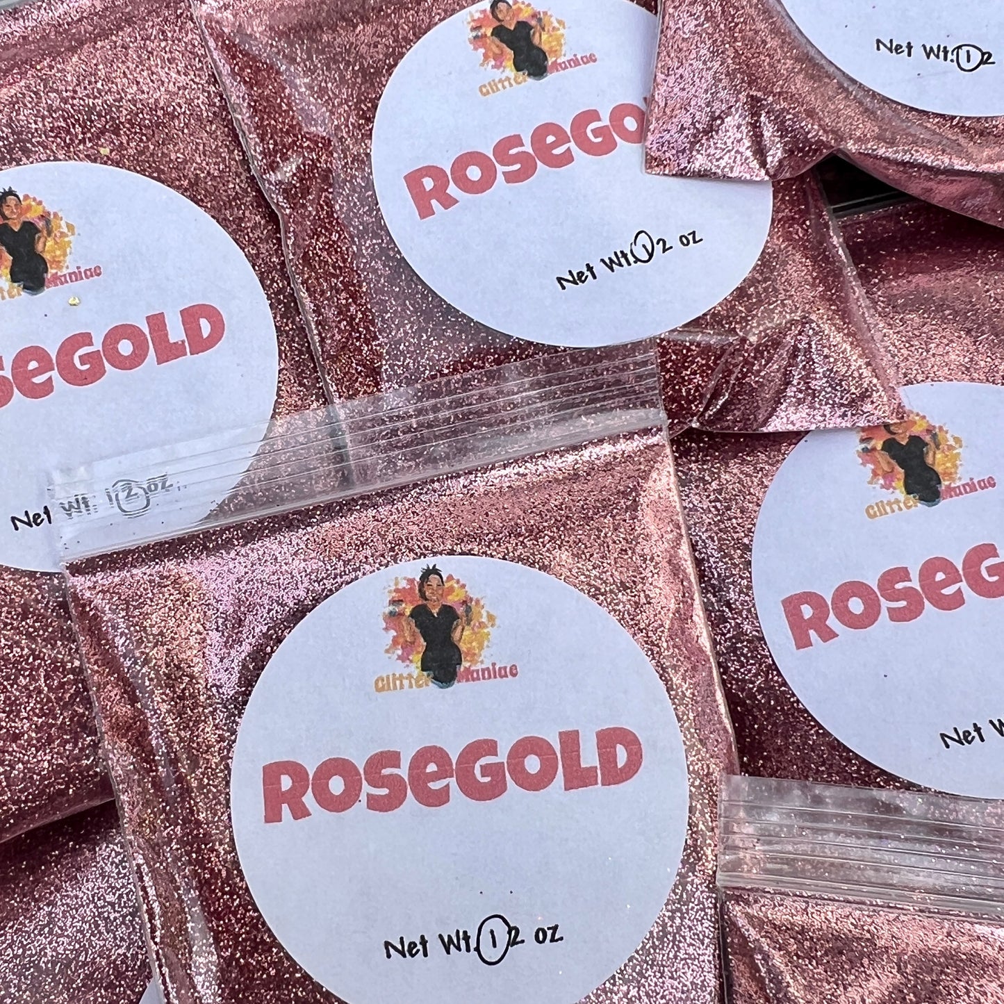 Rose Gold/Fine Metallic Glitter image 0