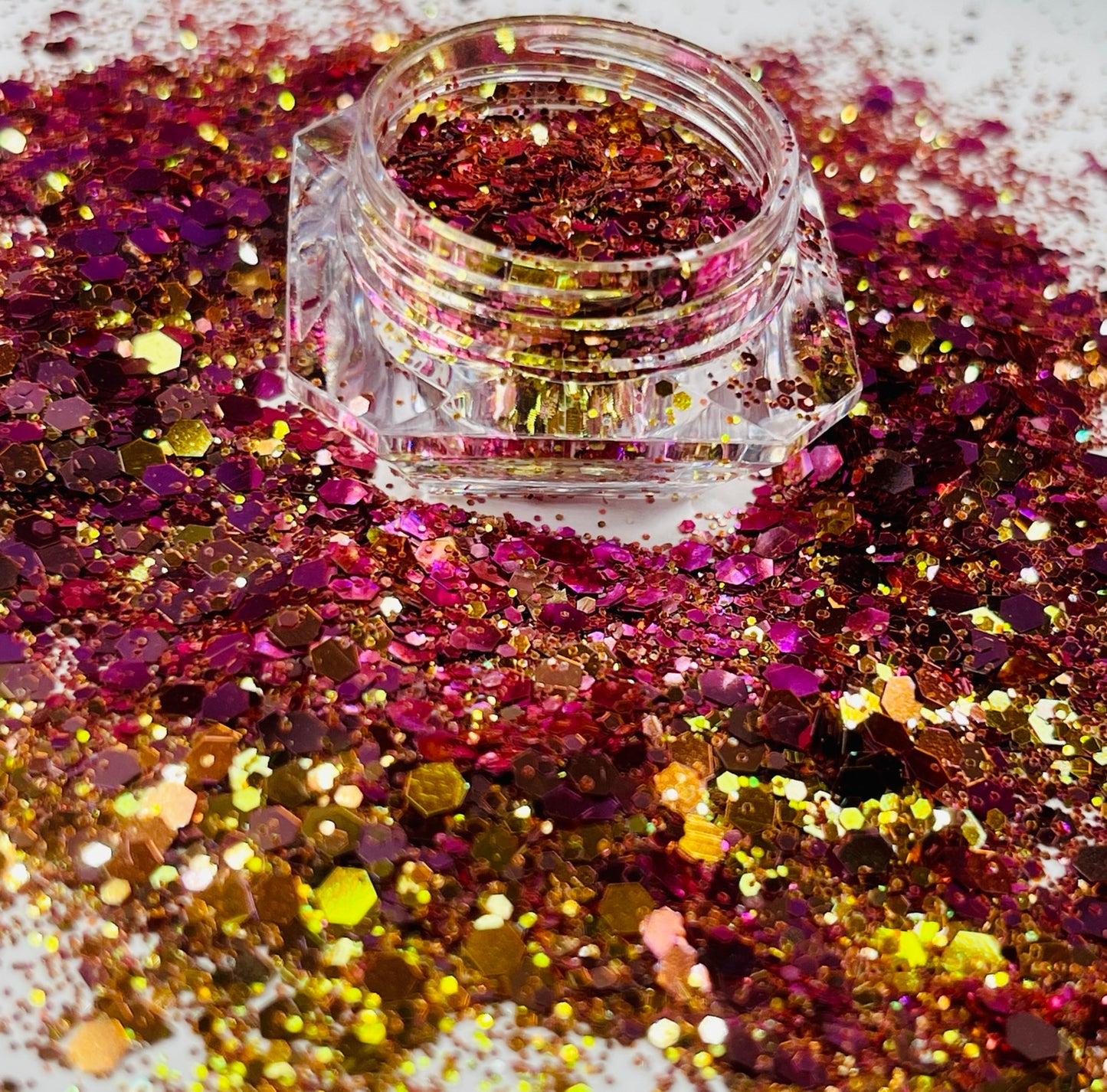 Fireworks/Gold and Purple Chameleon Glitter image 1