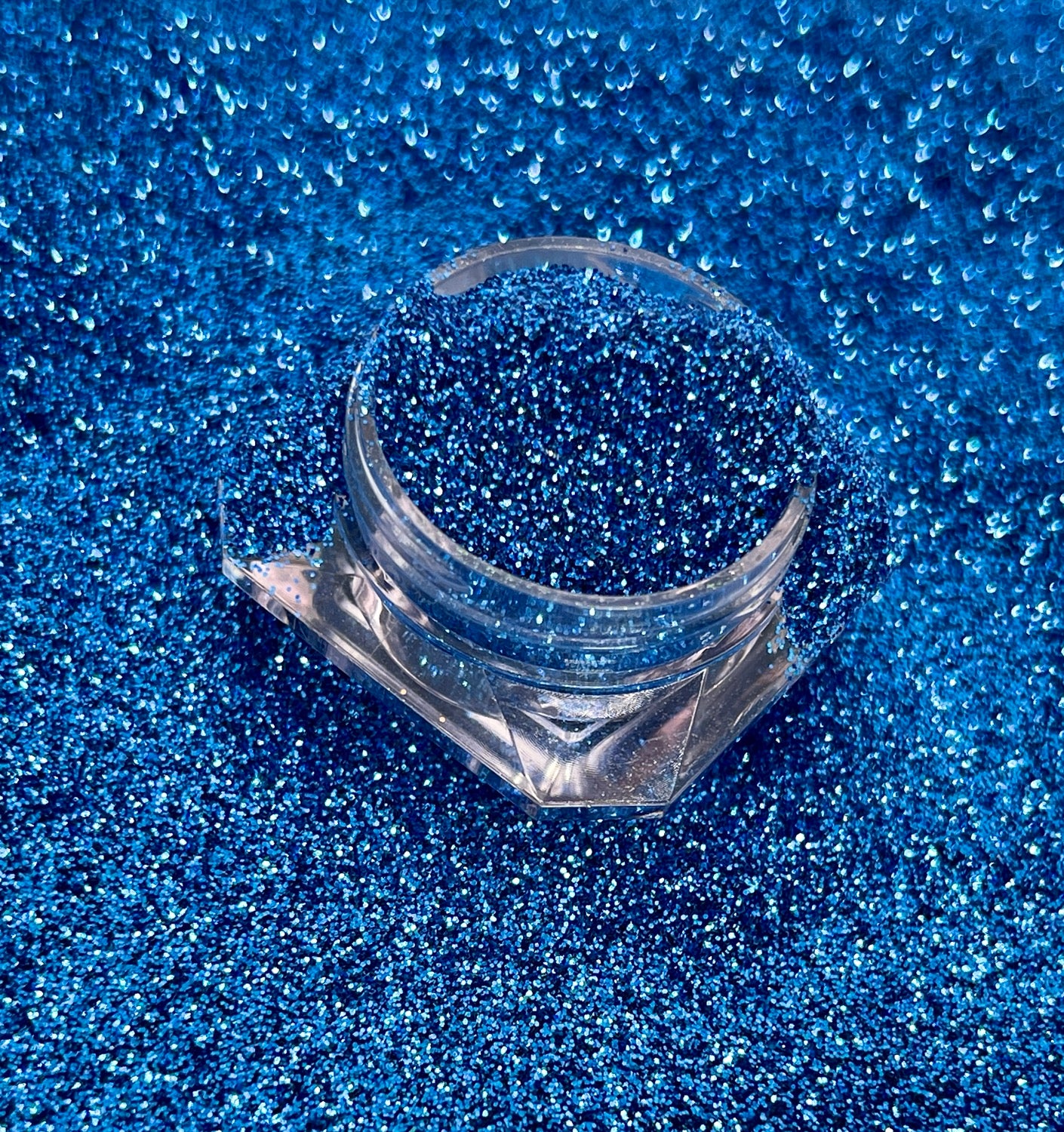 Rio/Fine Blue Metallic Glitter image 1