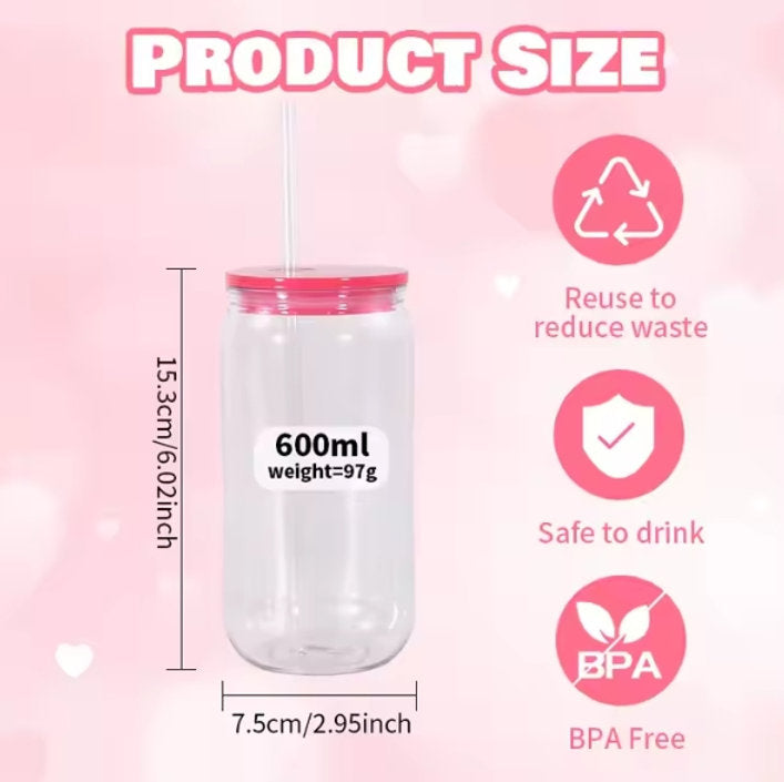 16 Oz Plastic Libby W/ Colorful Lid