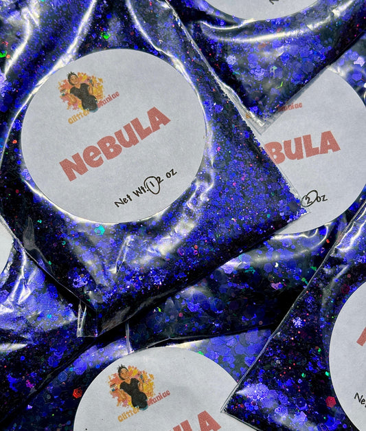 Nebula/Chunky Purple Holographic Glitter