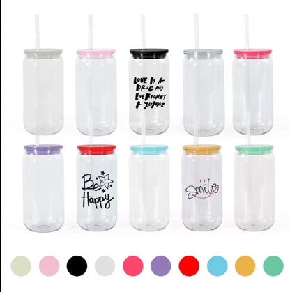 16 Oz Plastic Libby W/ Colorful Lid