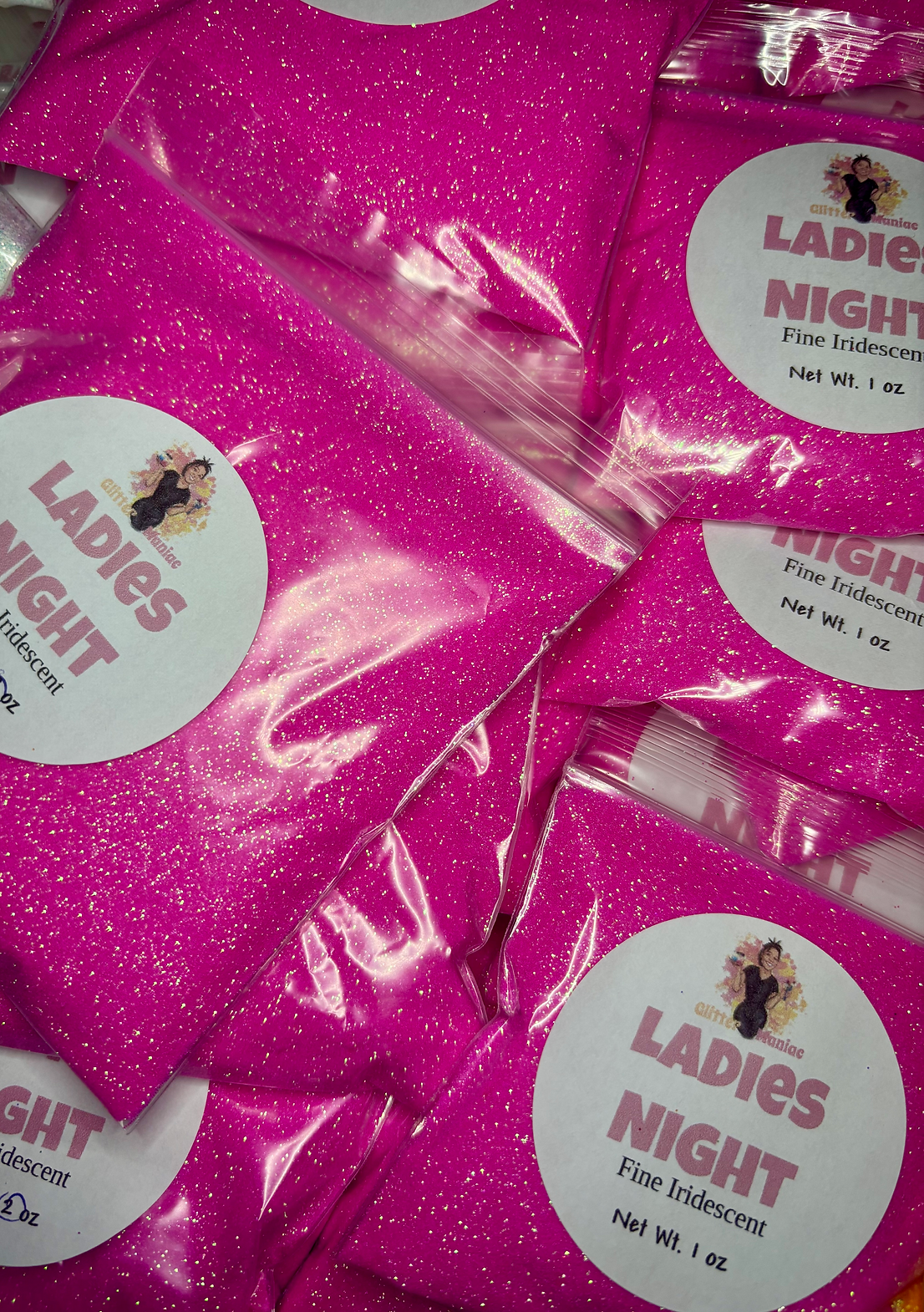 Ladies Night/ Fine Hot Pink Iridescent
