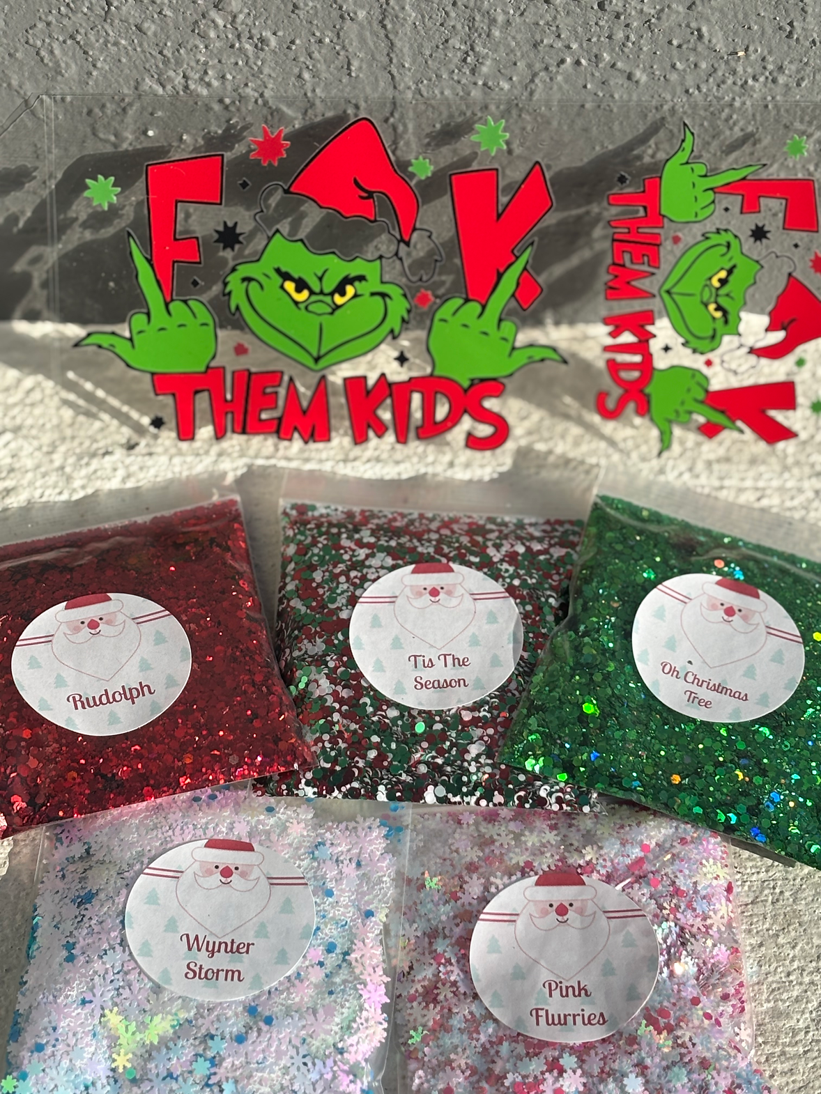 Christmas Glitter and Wraps Bundle