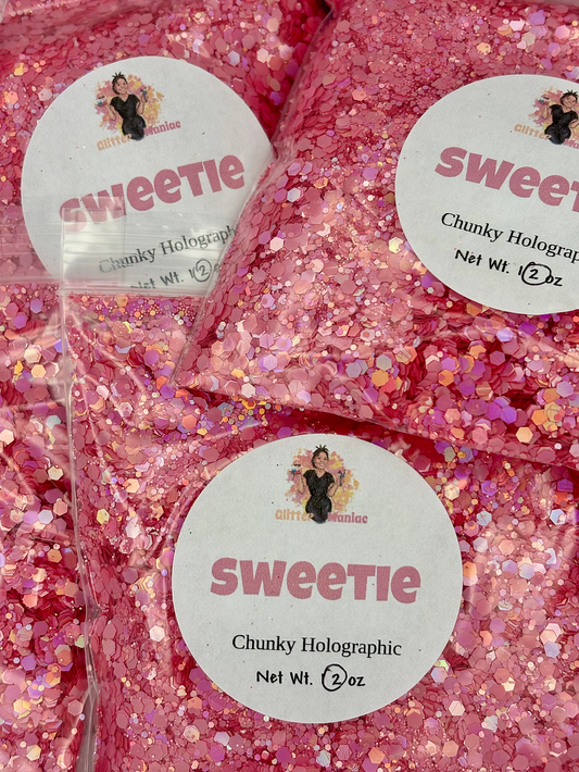 Sweetie/ Chunky Pink Holographic