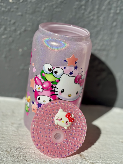 Hello Kitty and friends/glass shimmer