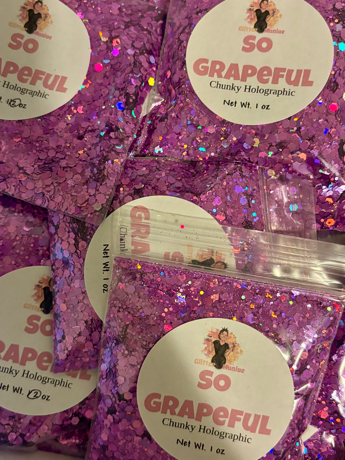 So Grapeful/Chunky Purple Holograpy