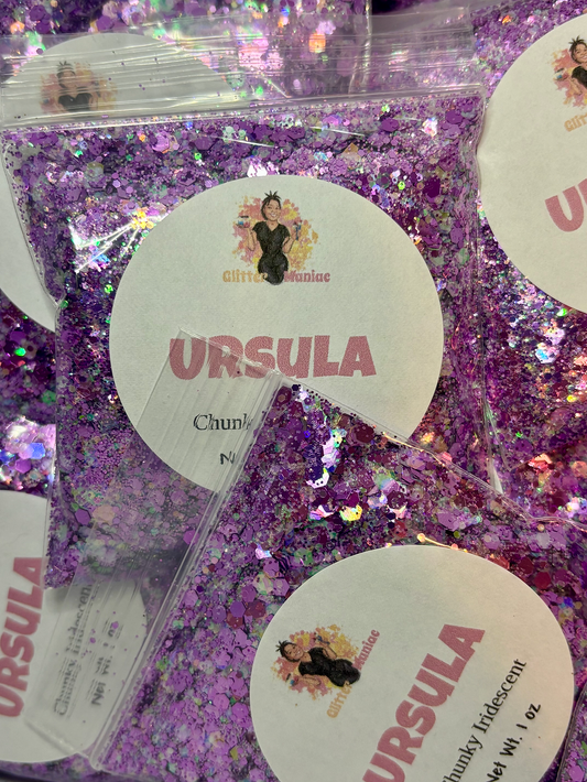 Ursula/Chunky Purple Iridescent