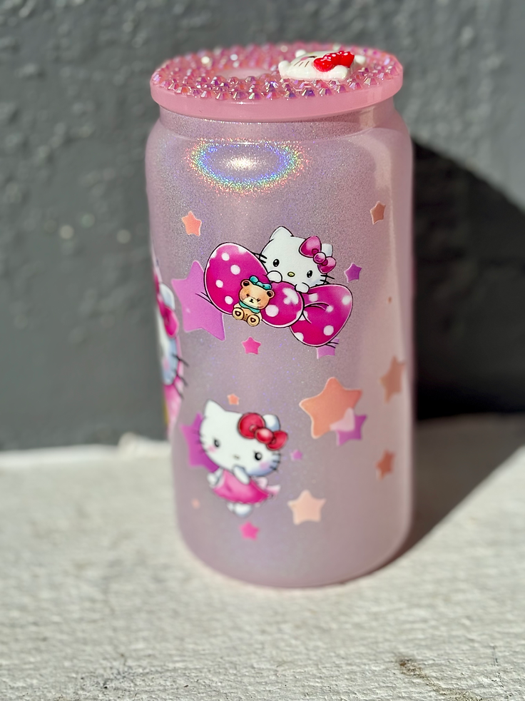 Hello Kitty and friends/glass shimmer