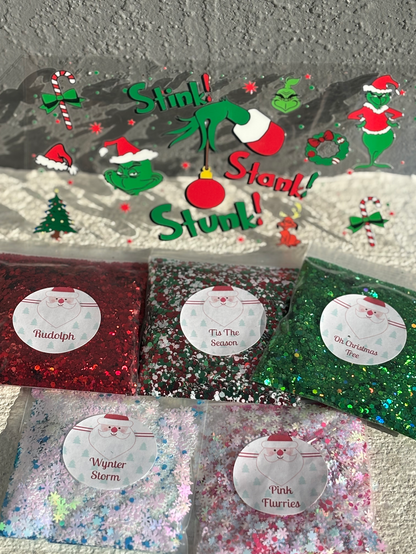 Christmas Glitter and Wraps Bundle