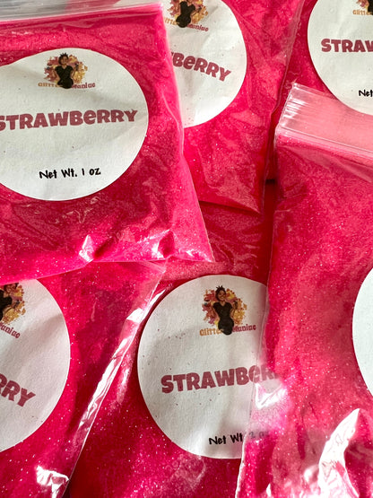Strawberry/Neon Pink Fine Polyester Glitter image 0