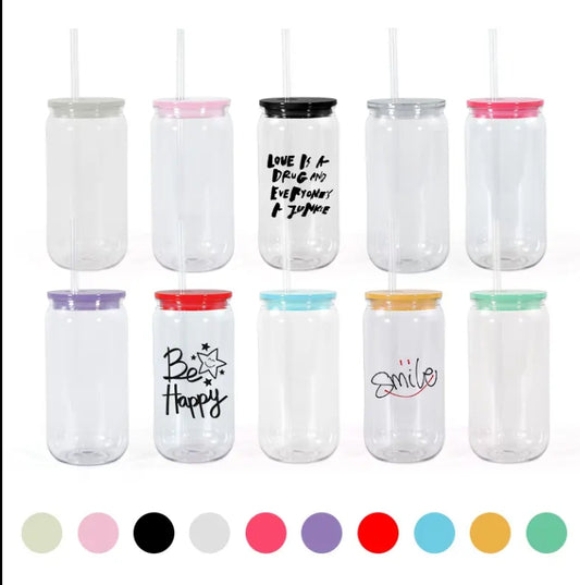 16 Oz Plastic Libby W/ Colorful Lid image 0