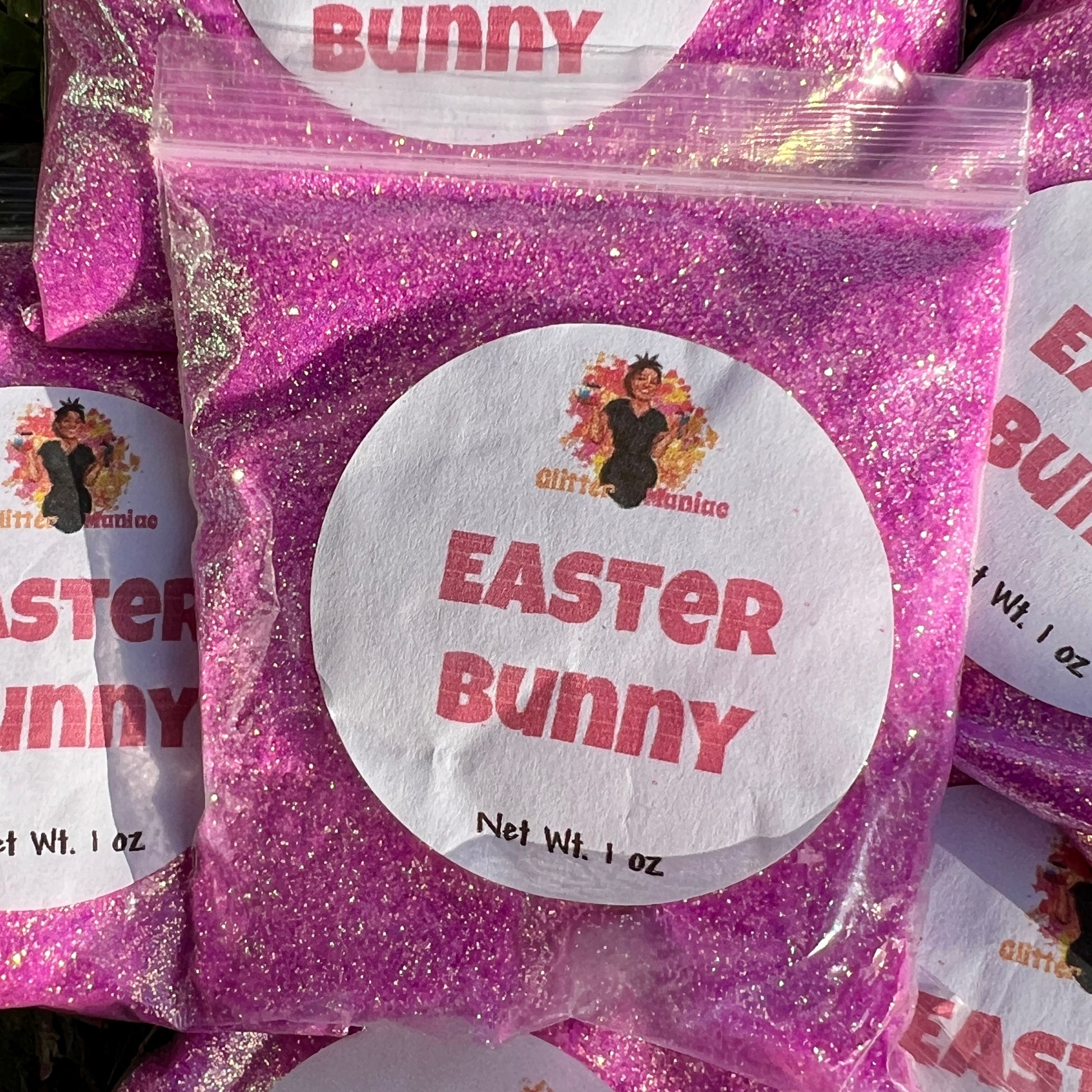 Easter Bunny/Purple Fine Iridescent Glitter image 0
