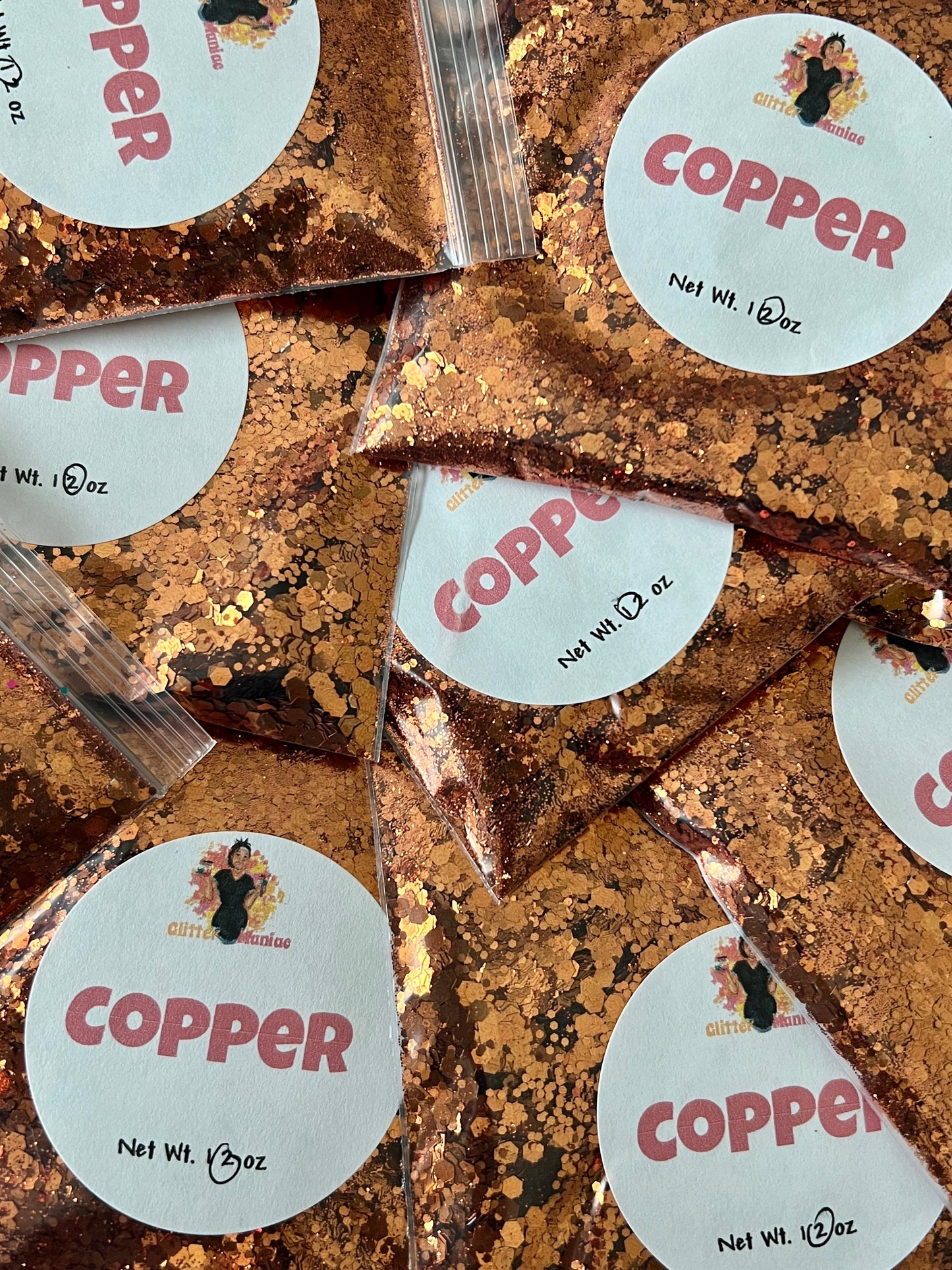 Copper/Chunky Metallic Glitter image 0