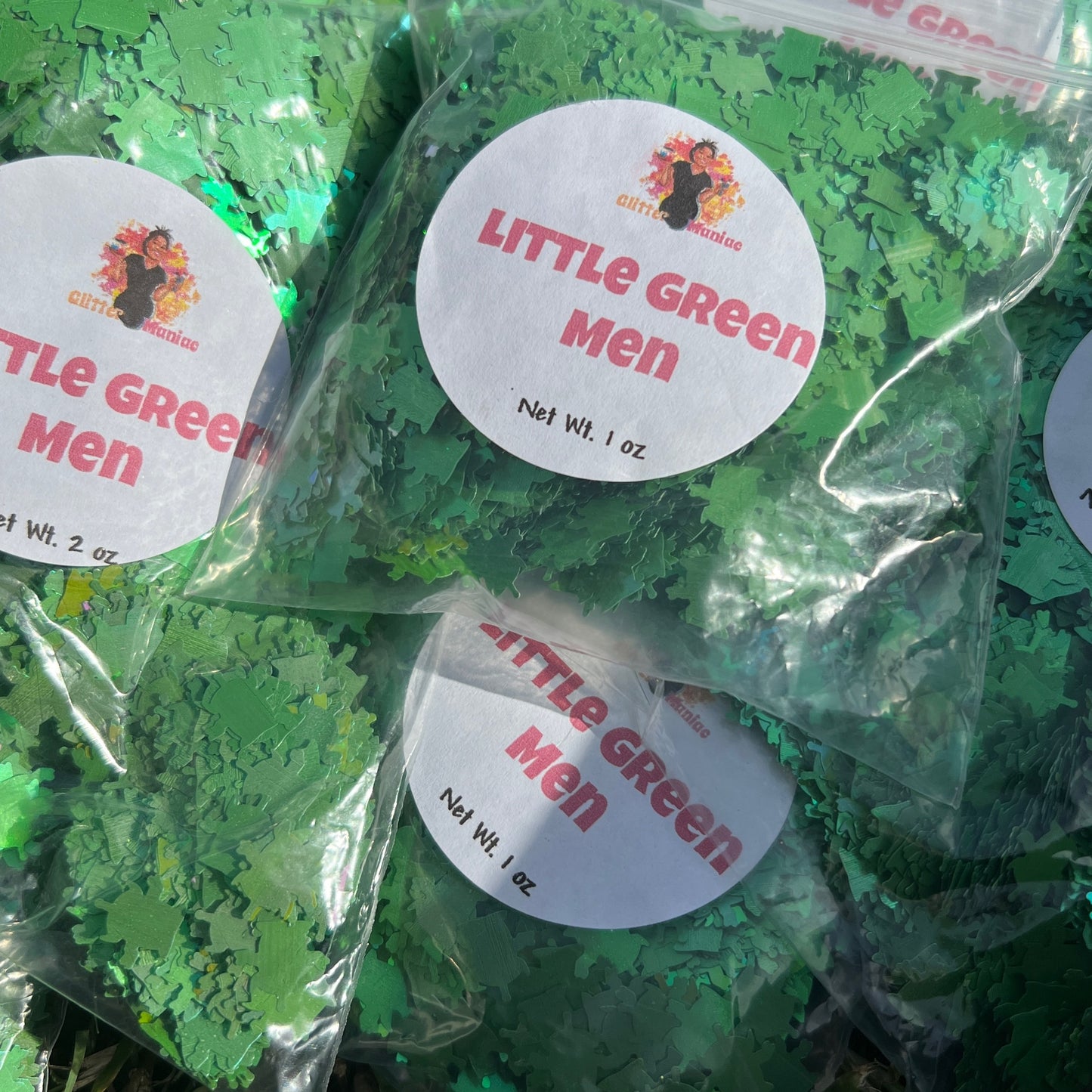Little Green Men/Green Shape Glitter/Toys Story image 0