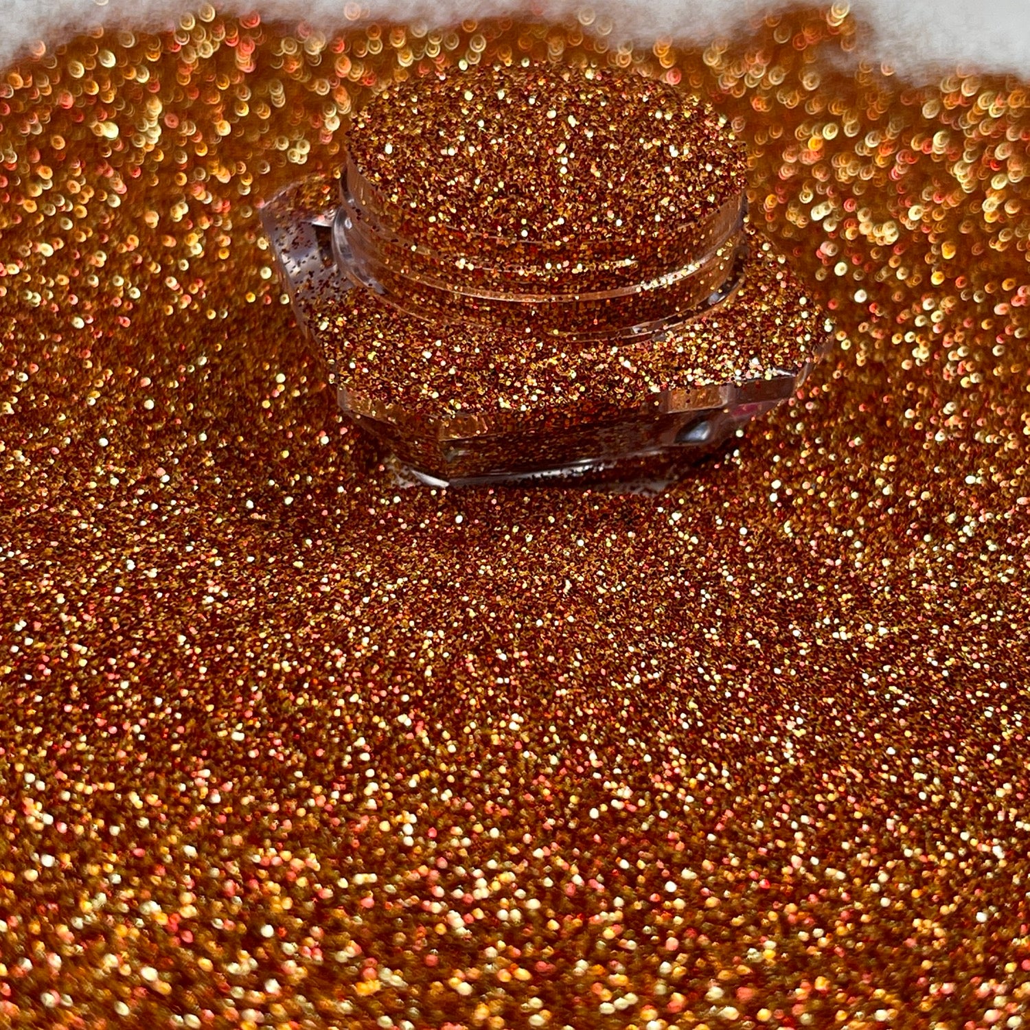 Chili Pepper/Red and Gold Fine Metallic Glitter image 1