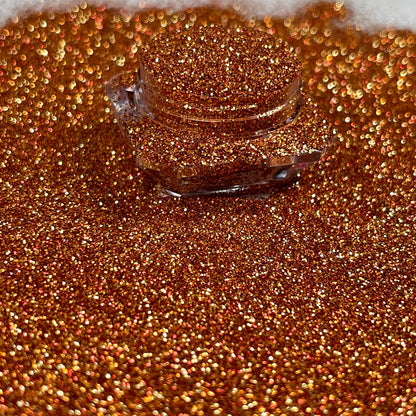 Chili Pepper/Red and Gold Fine Metallic Glitter image 1