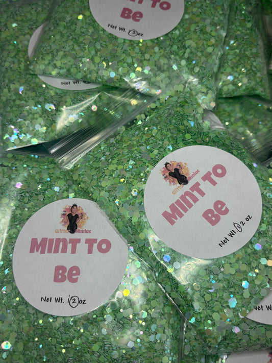 Mint to Be/Pale GreenChunky Iridescent Glitter image 0