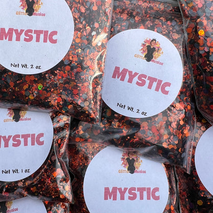 Mystic/Brown and Black Chunky Holographic Glitter image 0