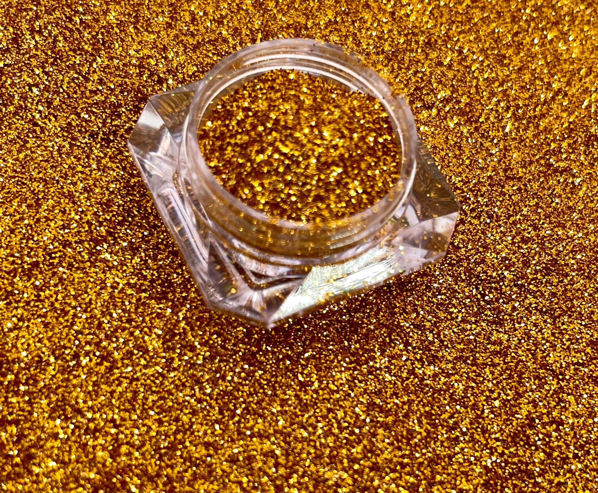 Dynasty/Brown and Gold Fine Metallic Glitter image 1