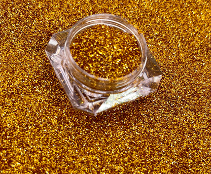 Dynasty/Brown and Gold Fine Metallic Glitter image 1