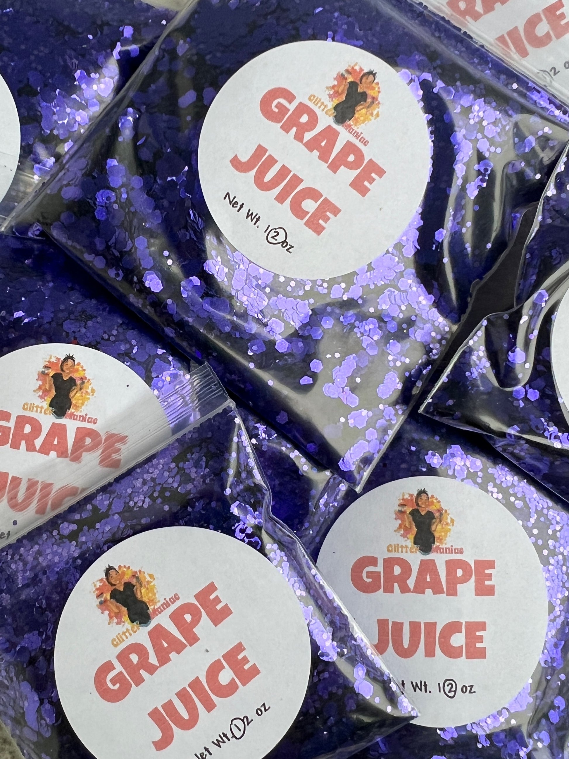 Grape Juice/Chunky Metallic Purple Glitter image 0