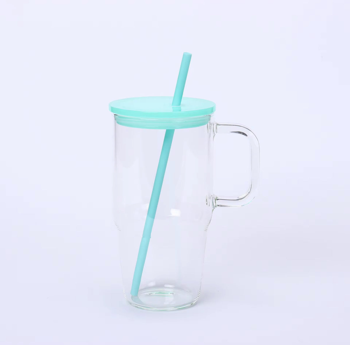 20 Oz Glass Tumbler with Handle, Wide Mouth  image 6