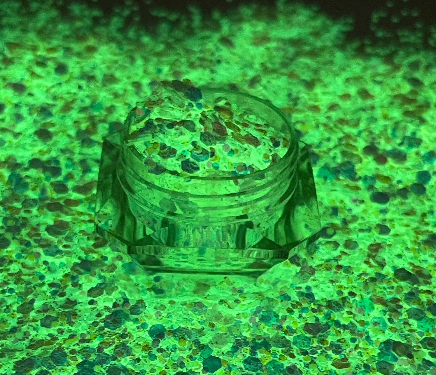 Ghosted/Glow in the dark glitter/ Iridescent chunky glitter image 1