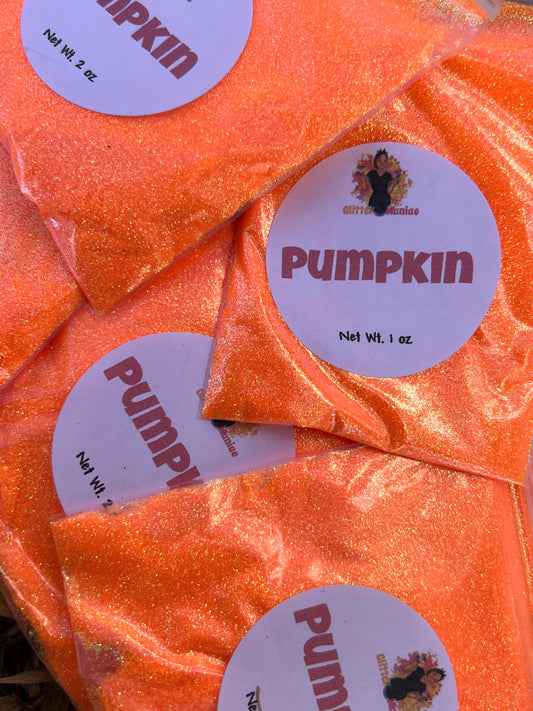Pumpkin/Iridescent Orange Glitter With Green Shimmer image 0