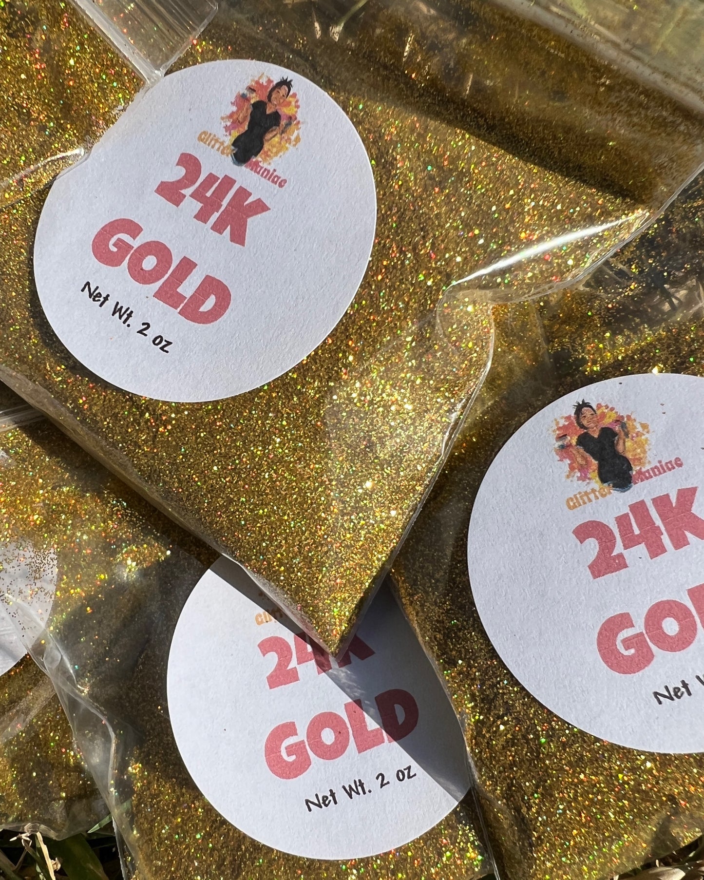 24K Gold/ Fine Gold Holographic Glitter image 0