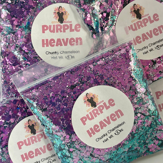 Purple Haven/ Purple Chunky Chameleon Glitter image 0