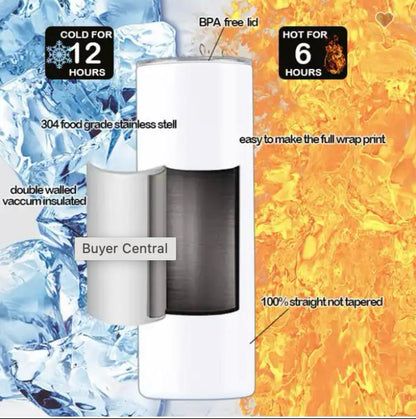 20Oz Sublimation Tumbler with Accessories  image 2