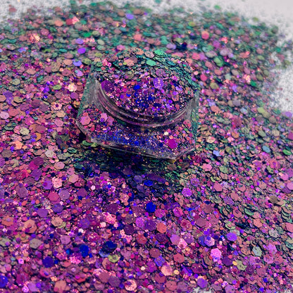 Purple Haven/ Purple Chunky Chameleon Glitter image 2