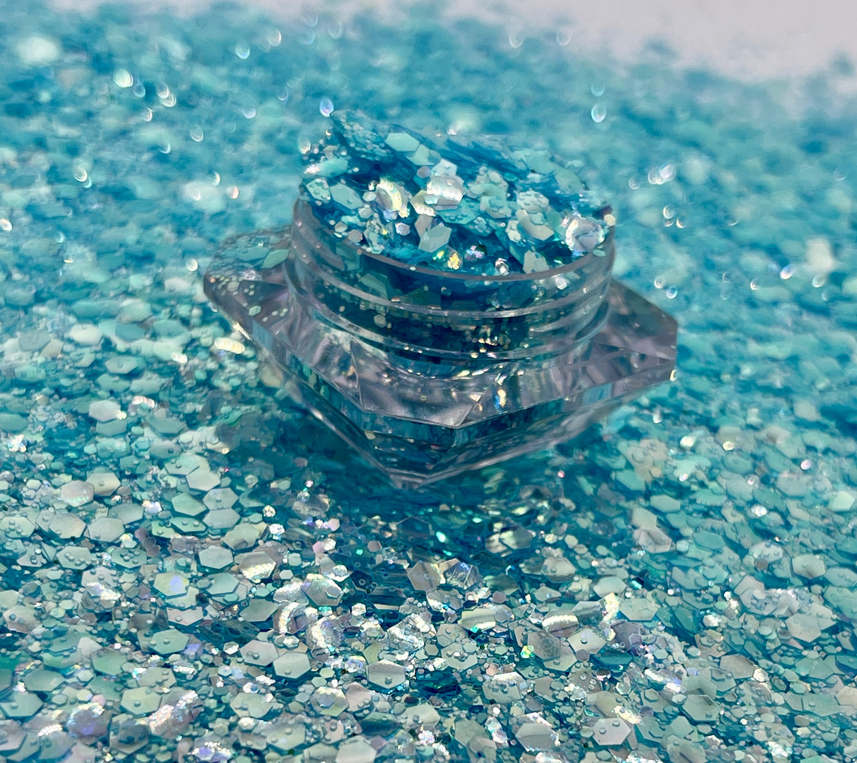 Blue Hawaiian/Blue Chunky Iridescent Glitter image 2